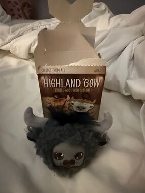 Highland Cow Five Below Plush Keychain